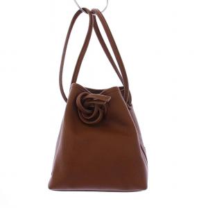 bond ボンド ハンドバッグ トートバッグ レザー ブラウン /KH