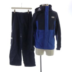 セットアップ フーデッドジャケット イージーパンツ フーディー M 紺 ネイビー 白 ホワイト HOE11401