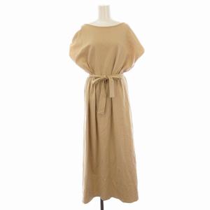 ワンピース ロング 半袖 ベージュ 3010300114 /EE