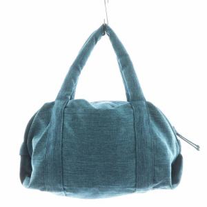 Repetto ハンドバッグ ロゴ ナイロン 青 ブルー /AN1