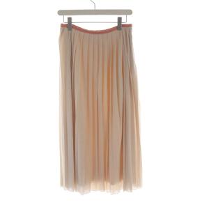 プリーツスカート ミモレ ロング M ピンクベージュ CHS18AJJ04090 /RO