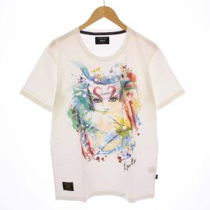 キングダム 羌? Kyoukai T キョウカイTシャツ カットソー 半袖 クルーネック イラスト プリント