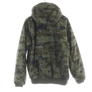 Columbia 中綿ジャケット フーディー 総柄 L カーキ PM5377 /RO