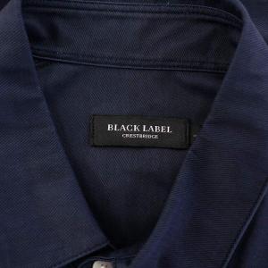 BLACK LABEL CRESTBRIDGE シャツ 長袖 チェック 切替 L ネイビー 51M02-802-28 /KH