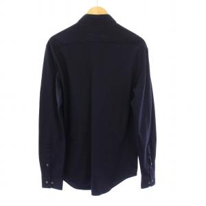 BLACK LABEL CRESTBRIDGE シャツ 長袖 チェック切替 コットン L ネイビー 51M21-821-28 /KH