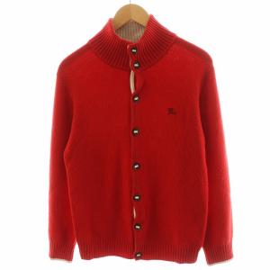 カーディガン ハイネック ロゴ刺繍 3 赤 レッド D1N15-814-15 /AN35