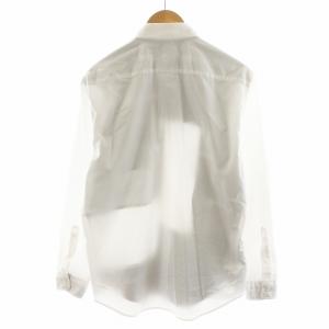 BLACK LABEL CRESTBRIDGE シャツ 長袖 チェック柄 切替 コットン L 白 ホワイト 茶 ブラウン 紺 ネイビー 赤 レッド 51M03-202-02