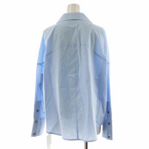 ADORE シャツ ブラウス 長袖 コットン 38 水色 ライトブルー 531-7110010 /AN33
