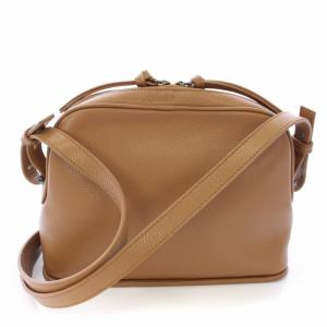 MAX MARA WEEKEND LINE ショルダーバッグ ステッチ レザー ブラウン /TK