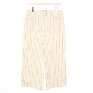 ワイドパンツ ストライプ コットン J44 オフホワイト 513109076 /KH