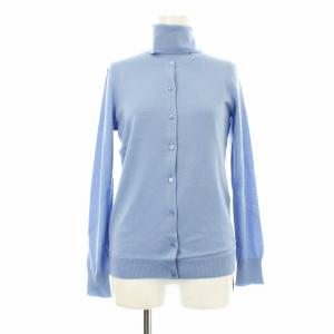 アンサンブルニット セーター カーディガン カシミア混 Ｍ 青 ブルー 12961-02190 12961-02191