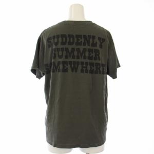 POCKET TEE HARD TWIST Tシャツ カットソー ロゴ 半袖 01 カーキ MB204-7005