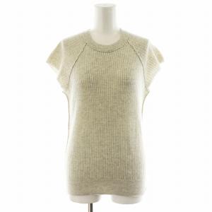 ニット カットソー フレンチスリーブ カシミヤ 0 グレー MB164-8002 /AN43