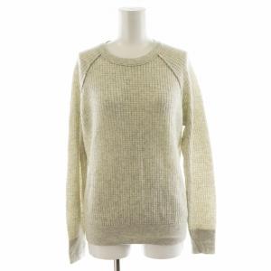 ニット セーター 長袖 カシミヤ XS グレー MB164-8001 /AN20