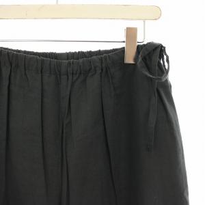 GALERIE VIE インドコットンギャザーワイドパンツ イージー 36 グレー 23042104305 /HN