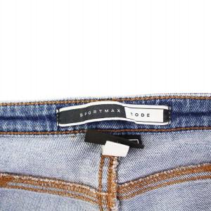 SPORTMAX CODE CIGARETTE デニムパンツ ジーンズ テーパード クロップド W30 ブルー 71810867 /KH