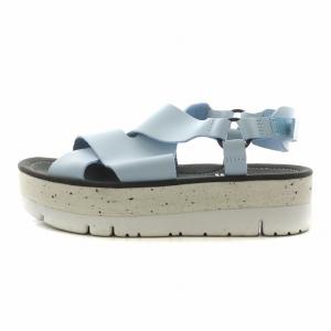 CAMPER ウェッジサンダル ストラップ 37 水色 ライトブルー K201399-004 /AN12