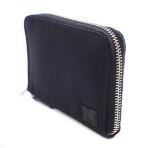 PORTER 吉田カバン リフトウォレット 二つ折り財布 コンパクト ラウンドファスナー ロゴ ナイロン 黒 ブラック