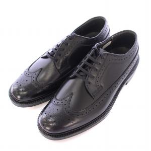 インペリアルグレード ウィングチップ ビジネスシューズ レースアップ 革靴 シボ革 レザー ローヒール