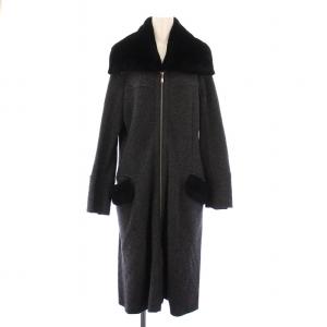 レディスタンダード ヌートリアファー ロングコート