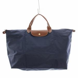 ルプリアージュL LE PLIAGE L トートバッグ トラベルバッグ ナイロン レザー 紺 ネイビー