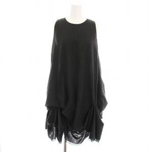 ノースリーブ ワンピース ミニ 40 チャコールグレー 32123 /YM