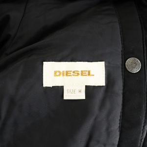 DIESEL ジャケット ボア ナイロン アウター M 黒 ブラック /AN15