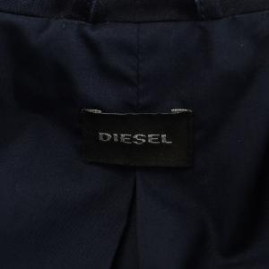 DIESEL ライダースジャケット ダブル コットン S 紺 ネイビー /AN14