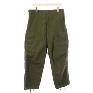 カーゴパンツ サイドライン 切替 L カーキ