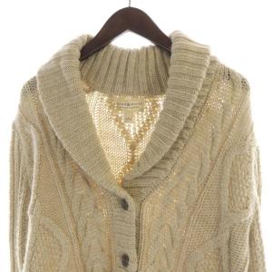 DENIM & SUPPLY RALPH LAUREN カーディガン ニット ミドル 長袖 S ベージュ 58141 /RO