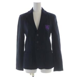 テーラードジャケット ブレザー ロゴ 刺繍 M 紺 ネイビー KJ-RL-KA-2061 /RO