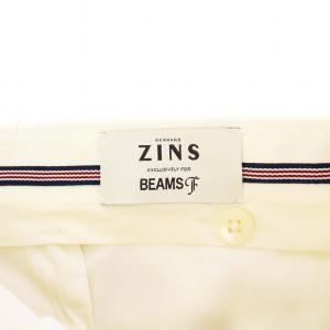 BERNARD ZINS BEAMS F 別注 FLOREスラックス パンツ 38 ホワイト 60466/010 /KH