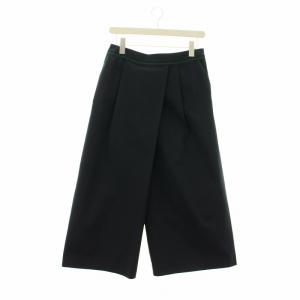 ワイドパンツ ガウチョパンツ タック 42 紺 W5R72-706-29 /RR