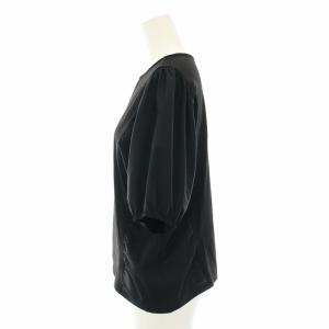 EPOCA カットソー ブラウス 半袖 切替 40 黒 ブラック M5P07-391-09 /YT