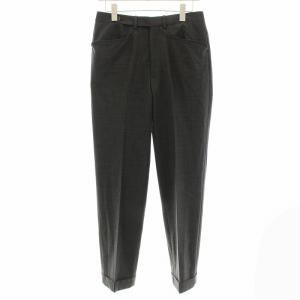 BEAMS F 別注 COPILOTE スラックス パンツ ジップフライ ウール混 FR36 グレー C01600