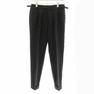 別注 IGARASHI TROUSER ウールマット 2プリーツ サイドアジャスター スラックス