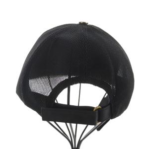 GUCCI × セガ SEGA GUCCYロゴ キャップ 帽子 総柄 スター 星 レザー M 58 ゴールド色 黒