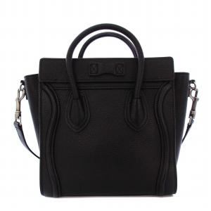 CELINE ラゲージ ナノショッパー ショルダーバッグ 2WAY ブラック