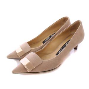 ポインテッドトゥパンプス 35 ピンクベージュ