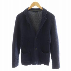 テーラードジャケット シングル ウール S 紺 ネイビー /AN26