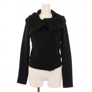 ジャケット ジップアップ ボア XS 黒 /BM