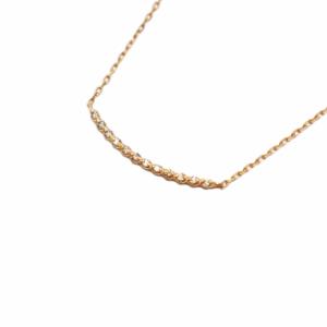 ダイヤモンドネックレス ペンダント K10 0.06ct イエローゴールド /KH