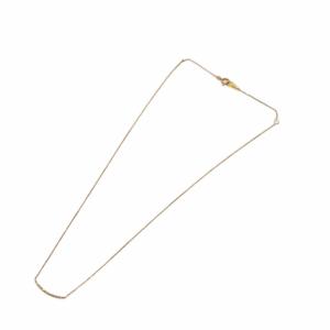 agete ダイヤモンドネックレス ペンダント K10 0.06ct イエローゴールド /KH