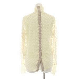 UNITED TOKYO UNITEDTOKYO シャツ ブラウス ハイネック 長袖 総レース インナーキャミソール付き 1 アイボリー 509600011