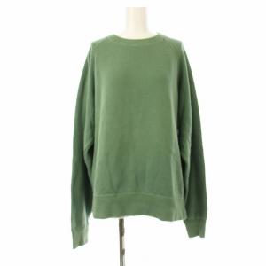 スウェット トレーナー プルオーバー 無地 F 緑 グリーン 21SMSCU10 /OR