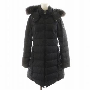 LAVIANA ダウンコート ラクーンファー ウール 2 ブラック