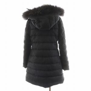 TATRAS LAVIANA ダウンコート ラクーンファー ウール 2 ブラック