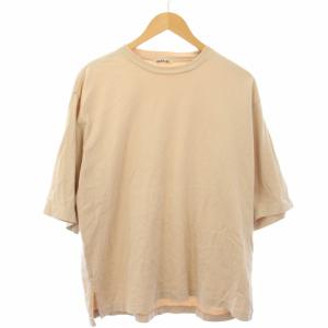 LUSTER PLAITING H/S TEE Tシャツ カットソー 半袖 3 ベージュ A9ST04GT