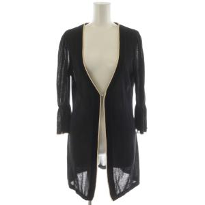 カーディガン 長袖 黒 ブラック /AN42