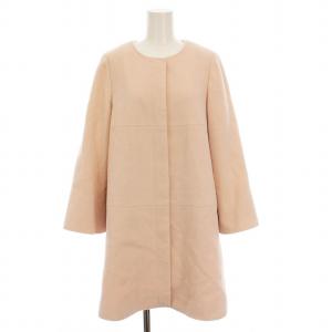 ロングコート アンゴラ混 アウター 38 ピンク TD-029515 /YM